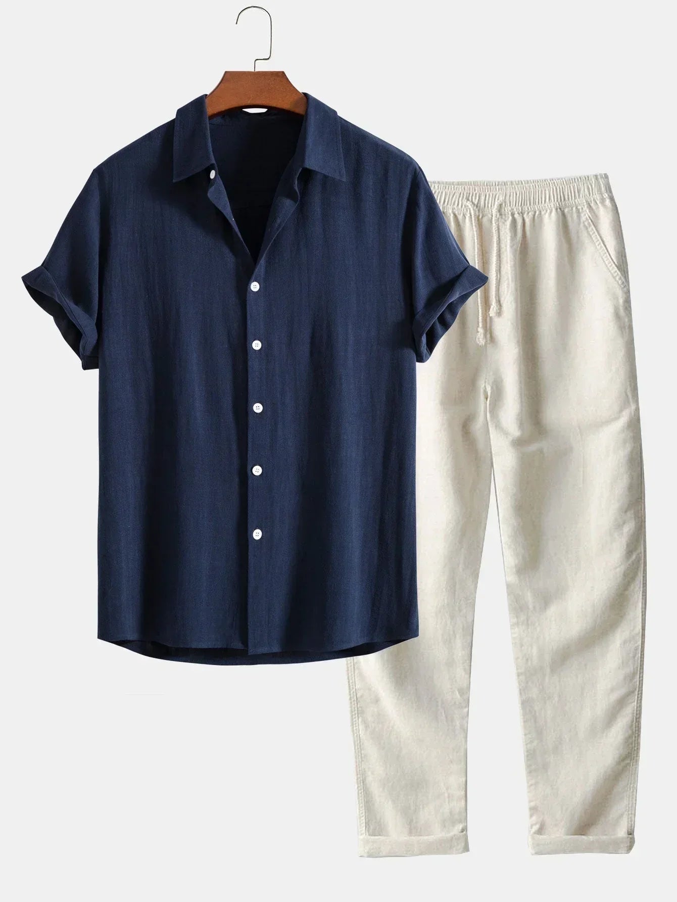 Edmond | Men's Short Sleeve Two-Piece Coord Set