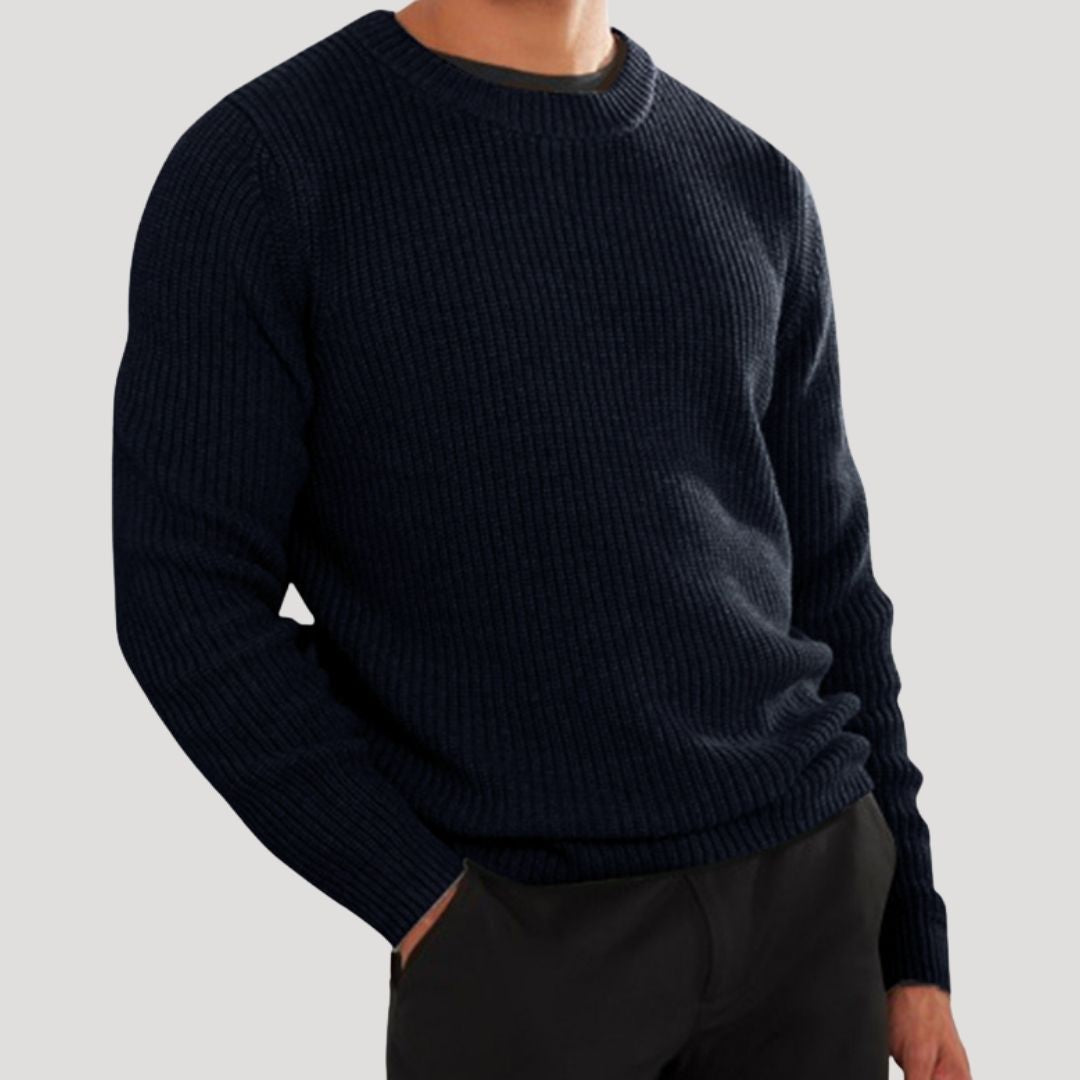 Shane | Men's Wool Blend Crew Neck Winter Sweater