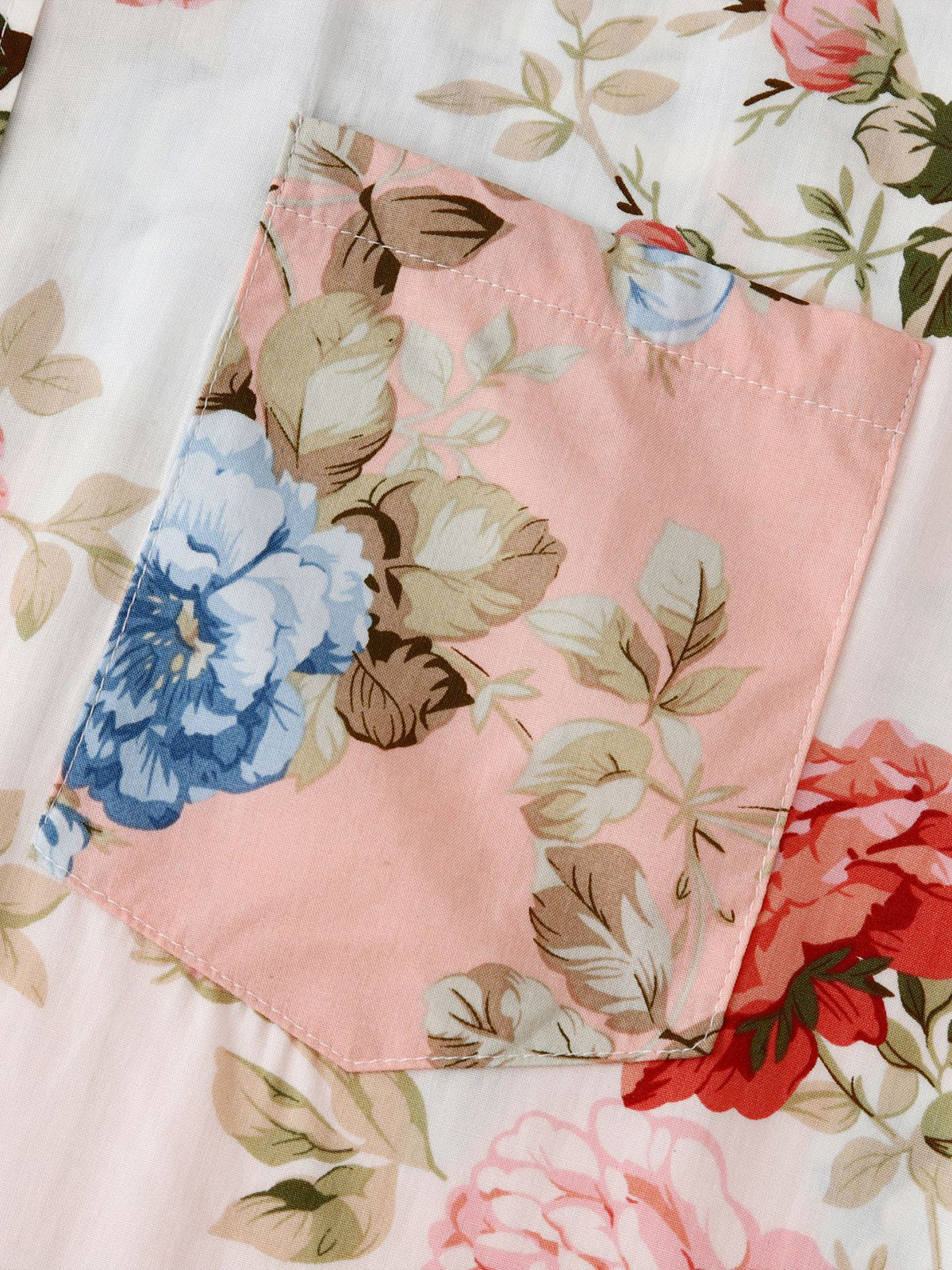 Kashmir | Men's Floral Button-Down Short Sleeve Shirt