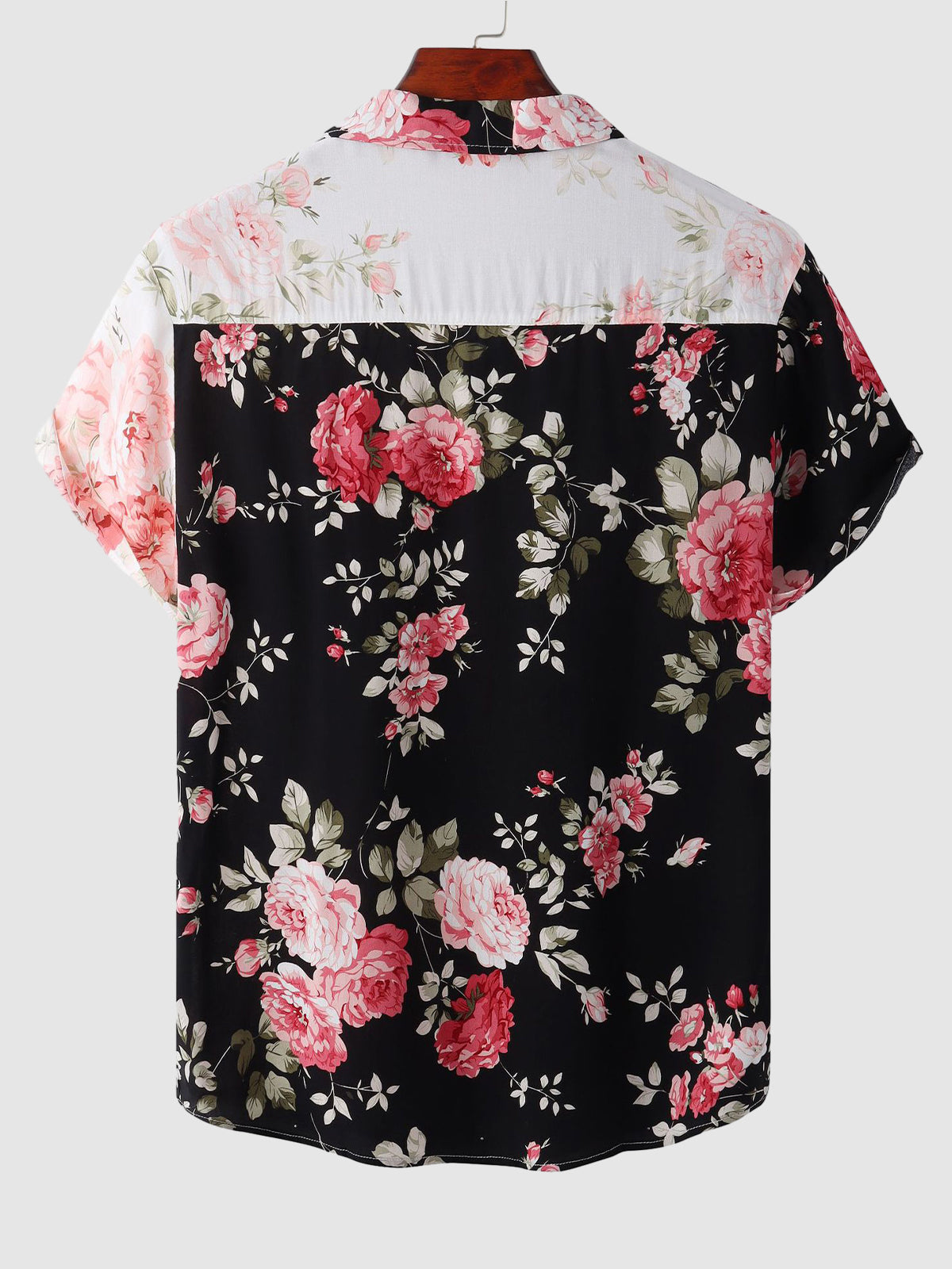 Kashmir | Men's Floral Button-Down Short Sleeve Shirt