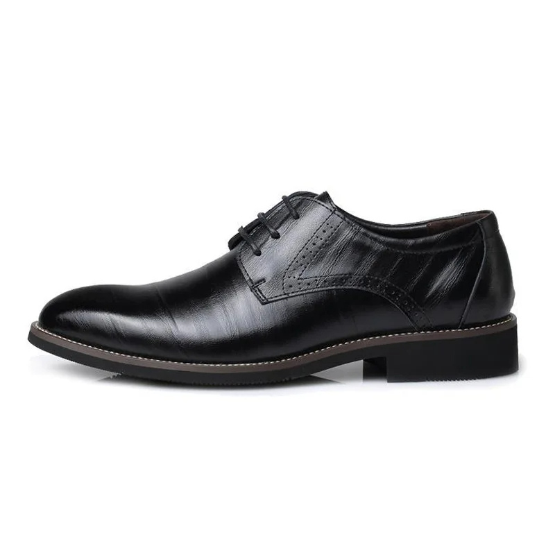 Aster | Men's Classic Vegan Leather Oxford Lace-Up Dress Shoes