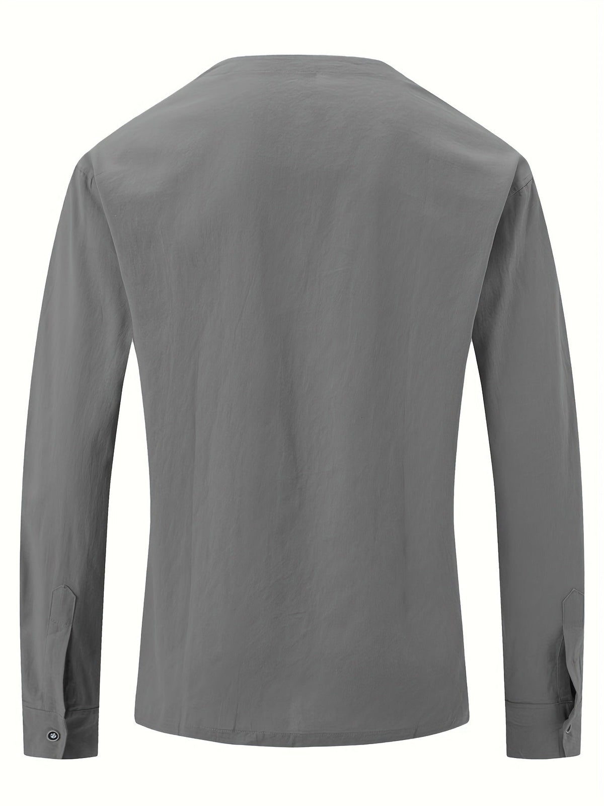 Wren | Men's Casual Stand Collar Long Sleeve Shirt