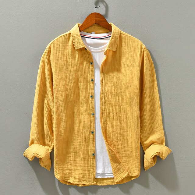 Caius | Men's Lightweight Long Sleeve Summer Shirt