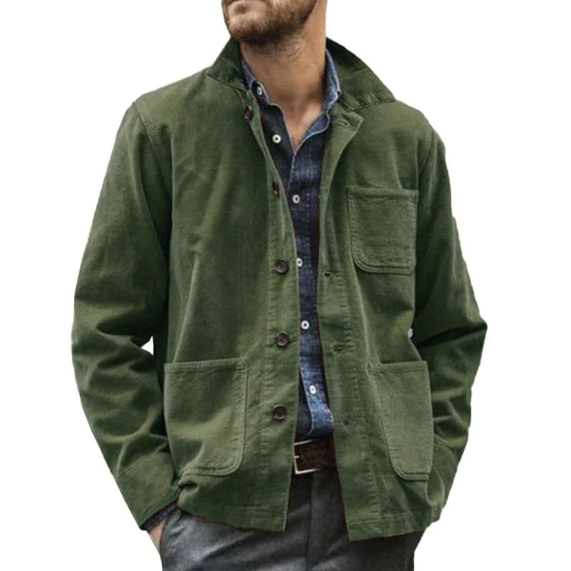 Jude | Vintage Lapel Jacket with Flap Pockets