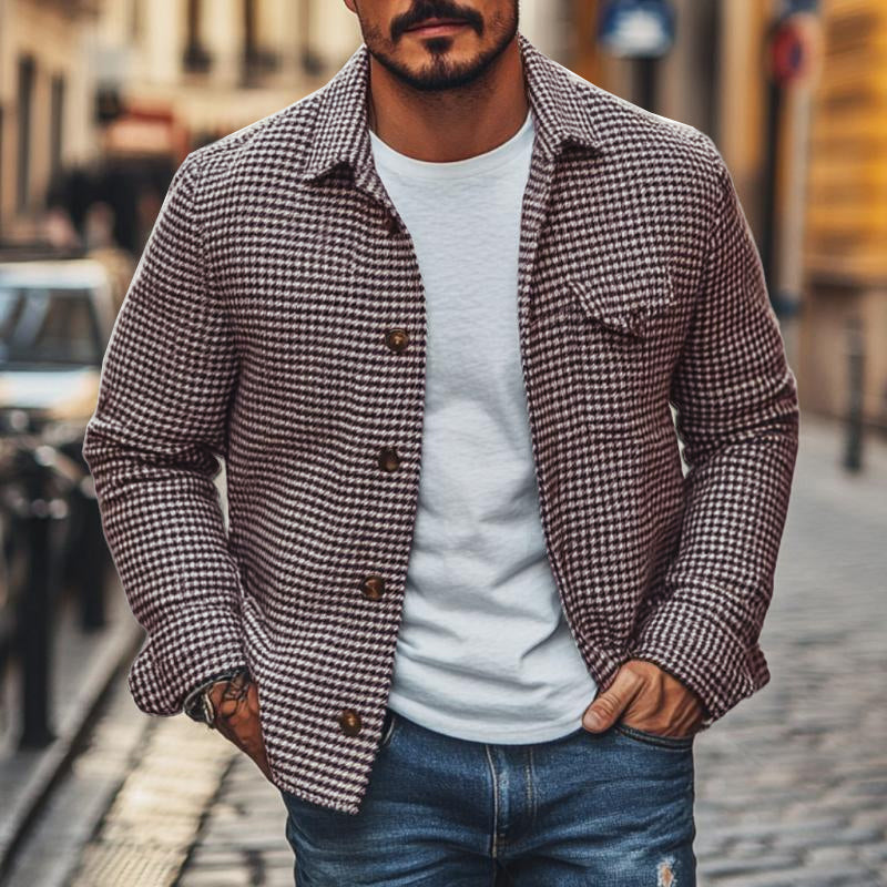 Tommy | Men's Long Sleeve Patch Pocket Overshirt