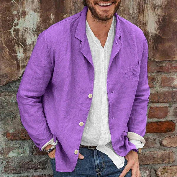 Mason | Men's Lightweight Cotton Blend Casual Blazer