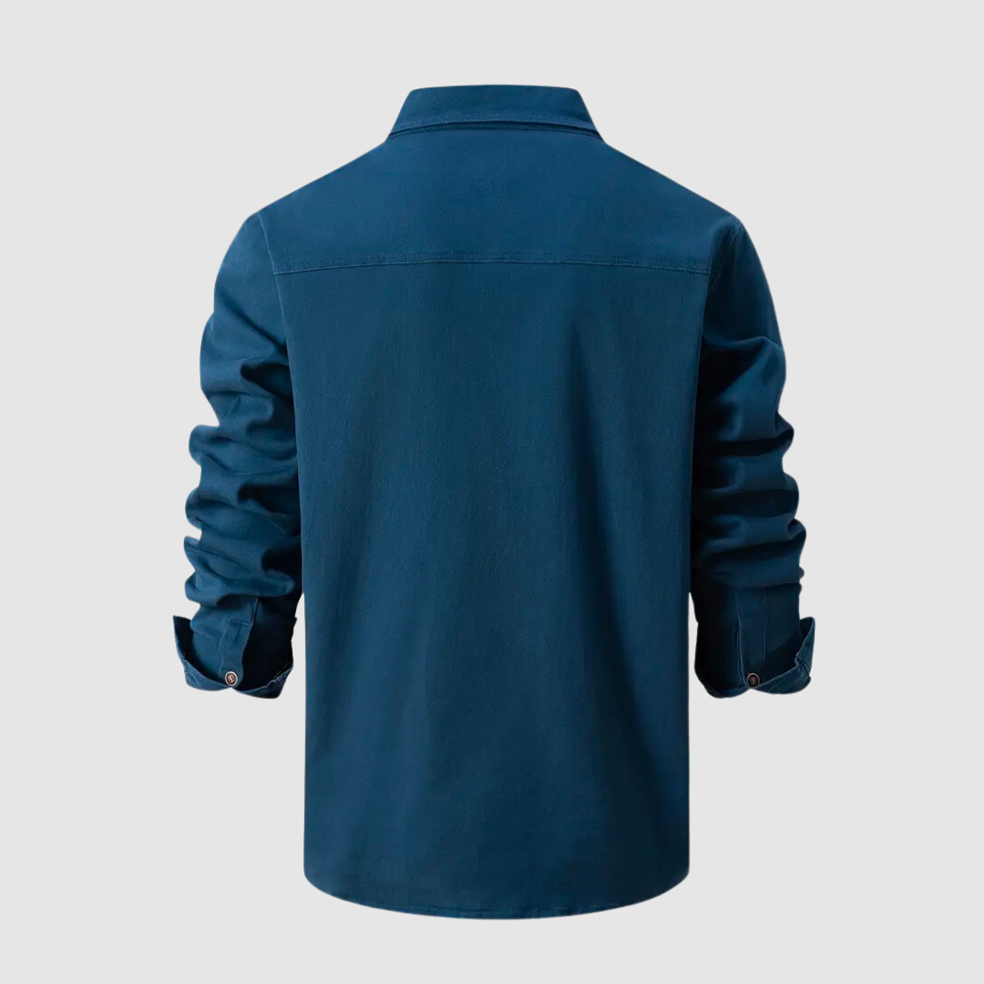 Nigel | Men's Military-Style Button Down Shirt
