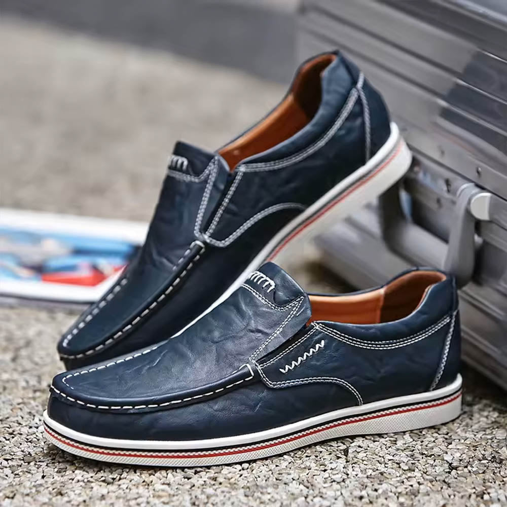 Calloway | Men's Casual Slip-On Leather Loafers