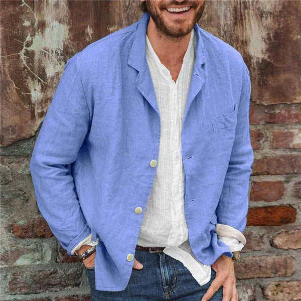 Mason | Men's Lightweight Cotton Blend Casual Blazer
