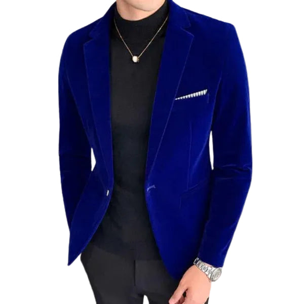 Arlo | Men's Elegant Slim Fit Velvet Blazer