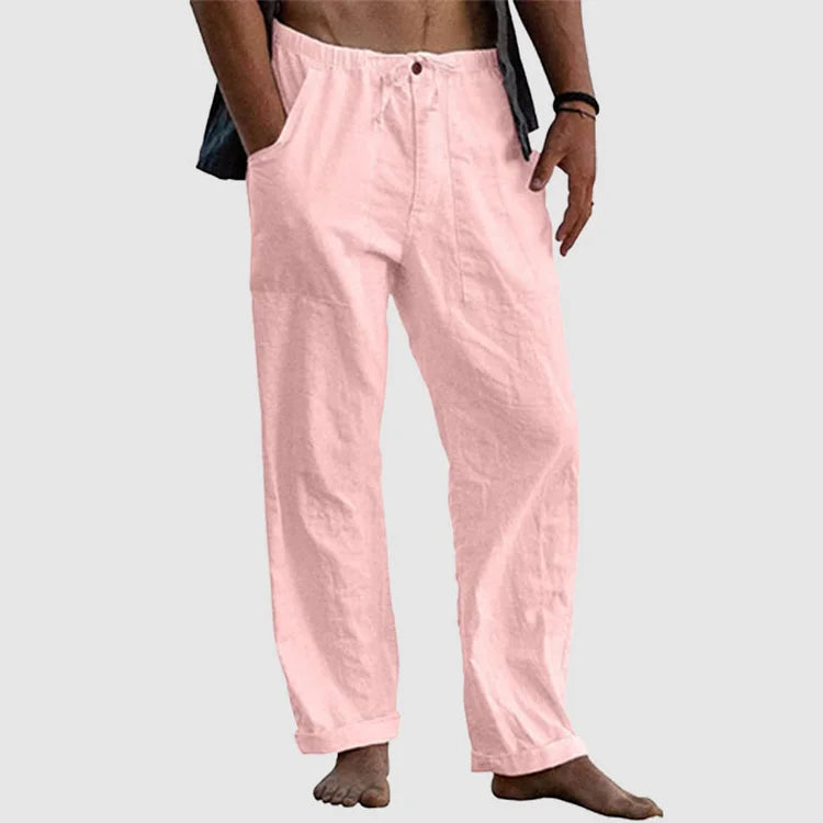 Bruce | Men's Casual Drawstring Linen Pants