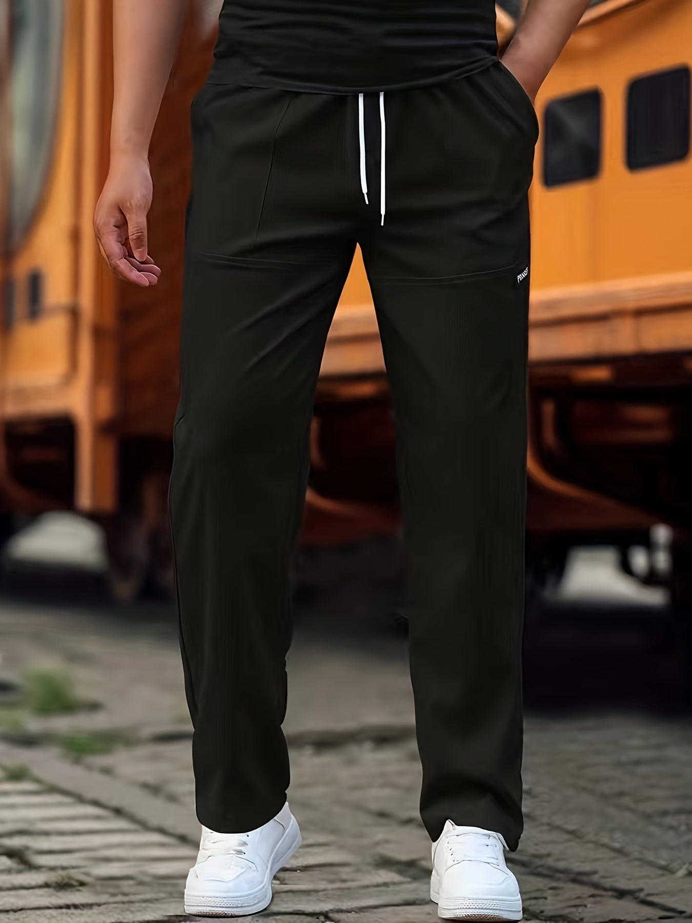 Pascal | Men's Slim Fit Drawstring Joggers with Pockets
