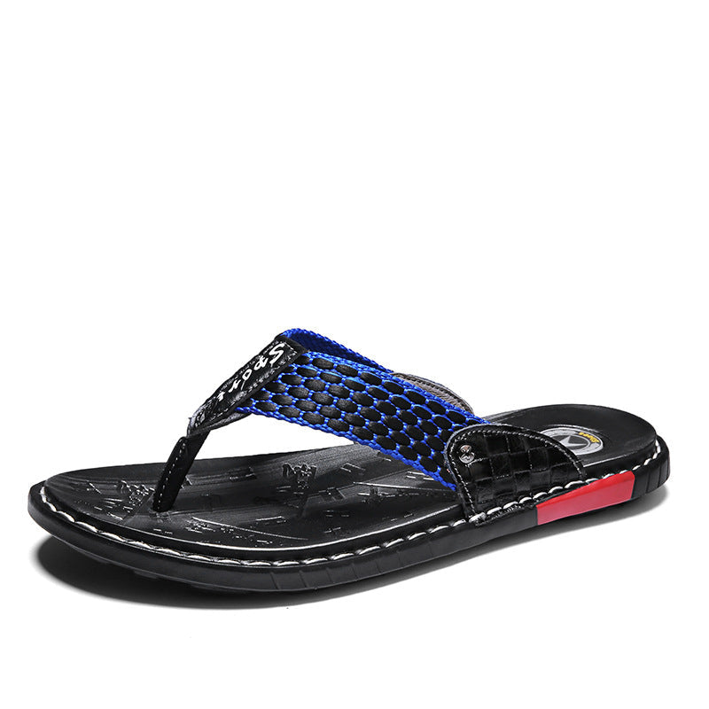 Benson | Men's Sporty Textured Strap Flip-Flops