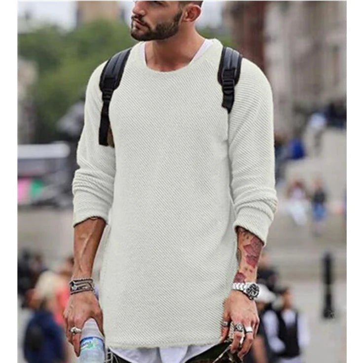Juniel | Men's Crew Neck Knitted Pullover Sweater