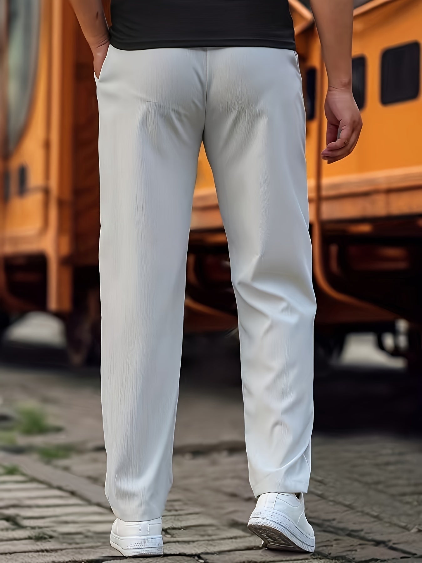 Pascal | Men's Slim Fit Drawstring Joggers with Pockets