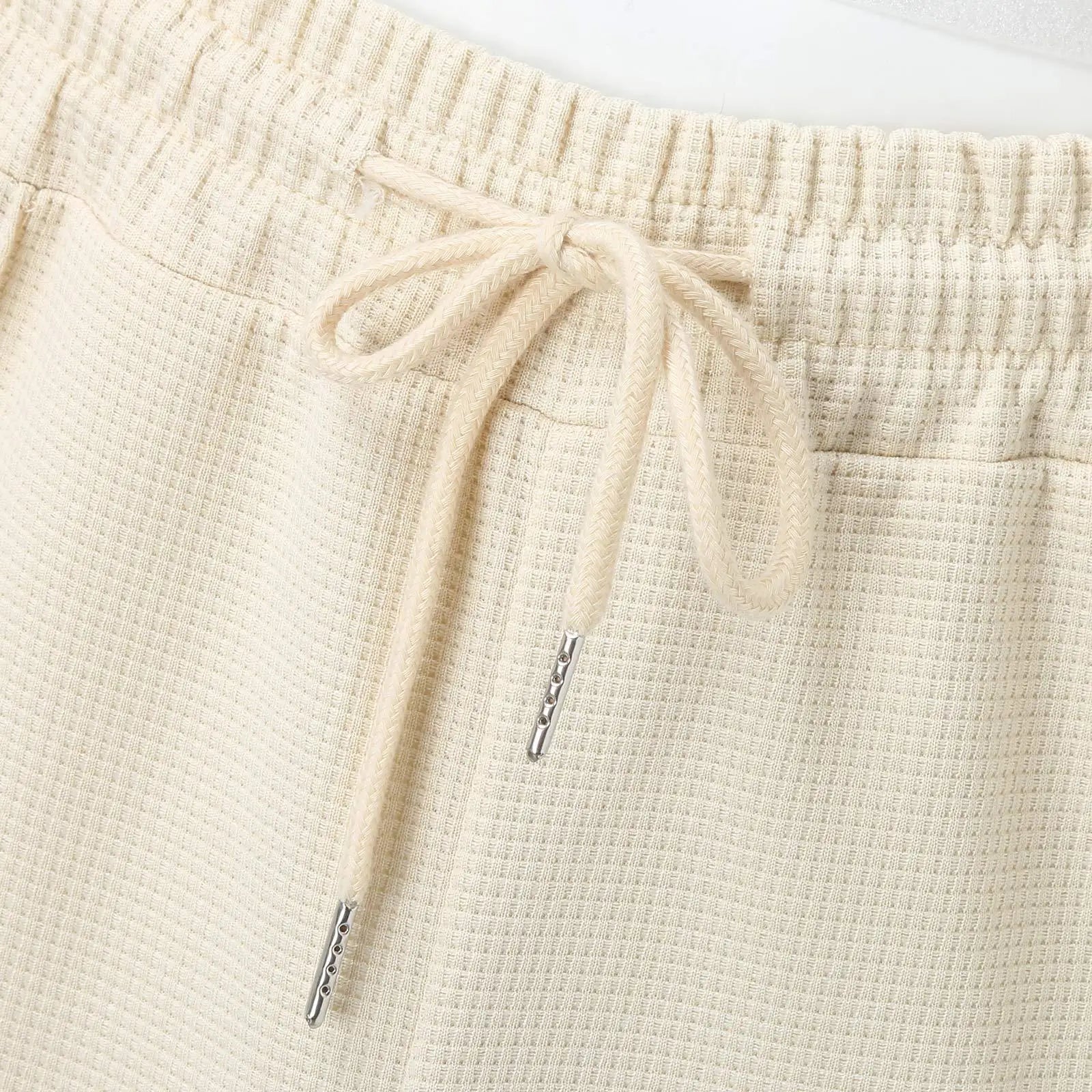 Zephyr | Men's Waffle-Knit Wide Leg Drawstring Pants