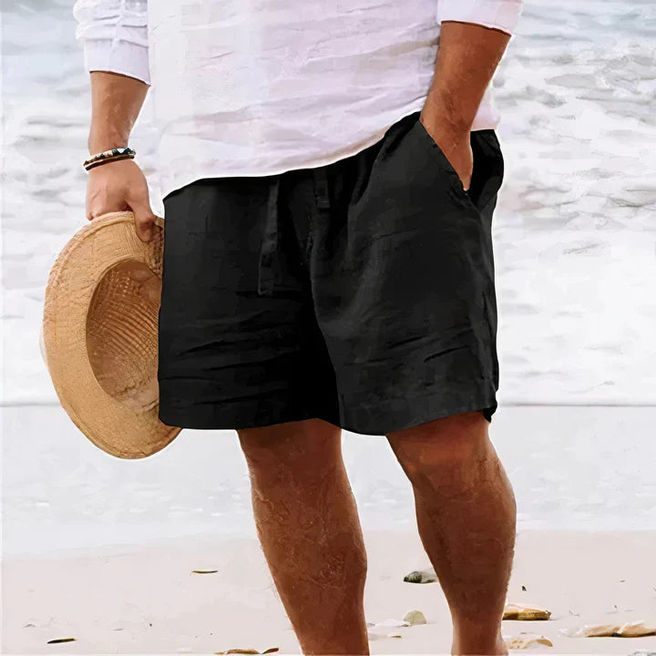 Embry | Men's Linen Drawstring Casual Shorts