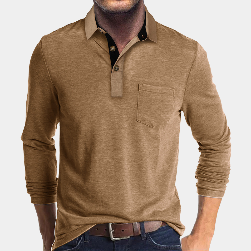 Eliot | Men's Classic Fit Polo with Chest Pocket