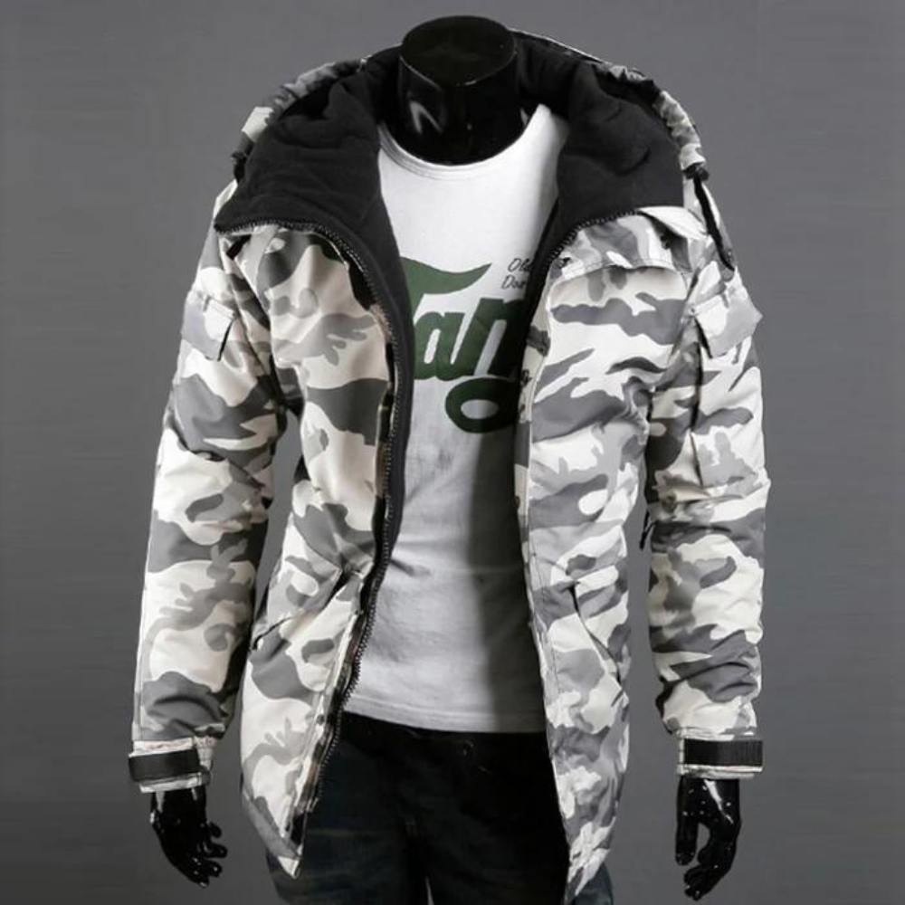 Rocky | Men's Camouflage Fleece Hooded Jacket