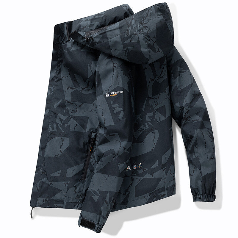 Yohan | Men's Outdoor Zip-Up Hooded Jacket