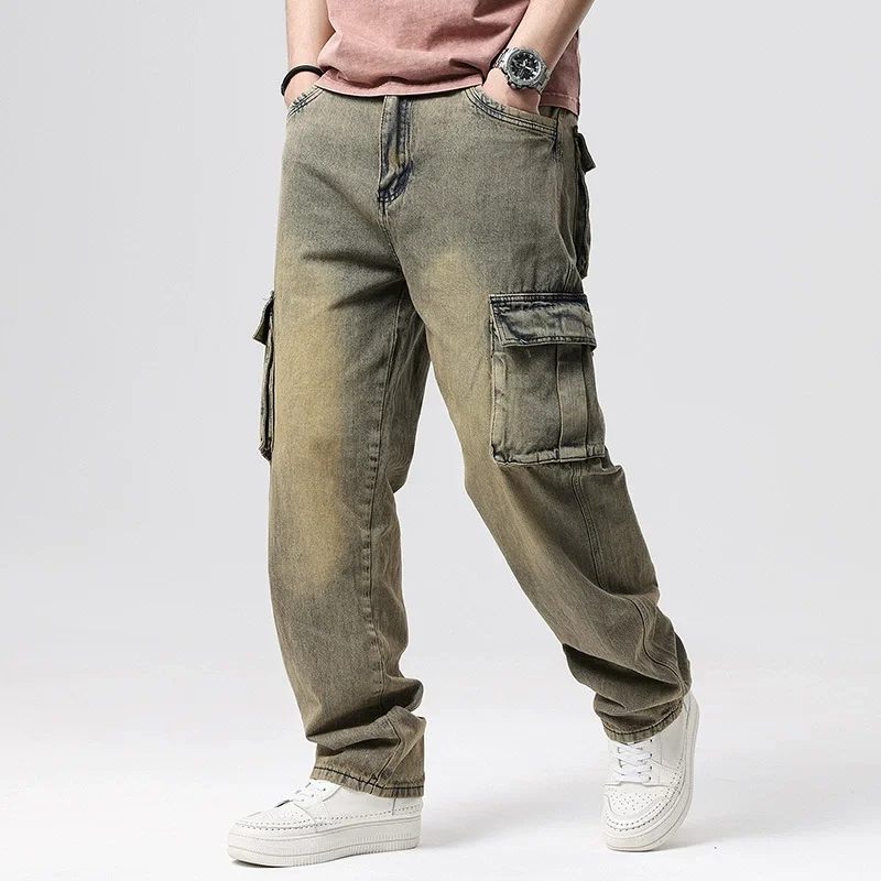Creed | Men's Baggy Cargo Denim Jeans