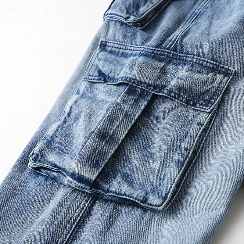 Creed | Men's Baggy Cargo Denim Jeans