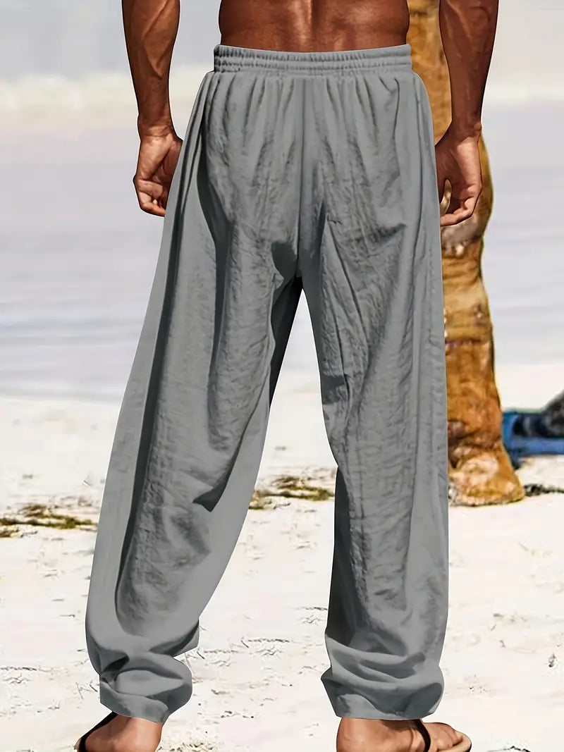 Amo | Men's Breathable Summer Pants with Pockets