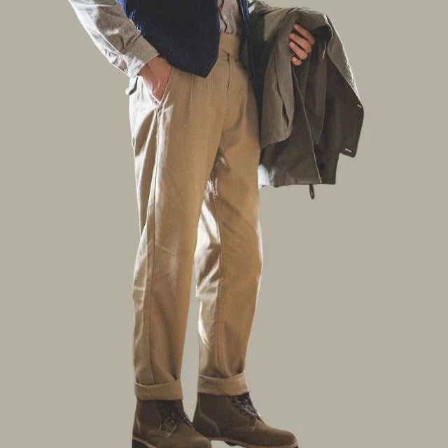 Luther | Men's High-Waisted Gurkha Trousers