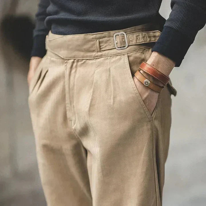 Luther | Men's High-Waisted Gurkha Trousers