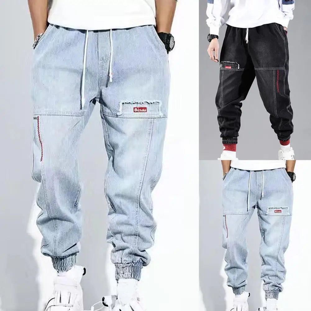 Ivan | Men's Casual Denim Jogger Cargo Pants