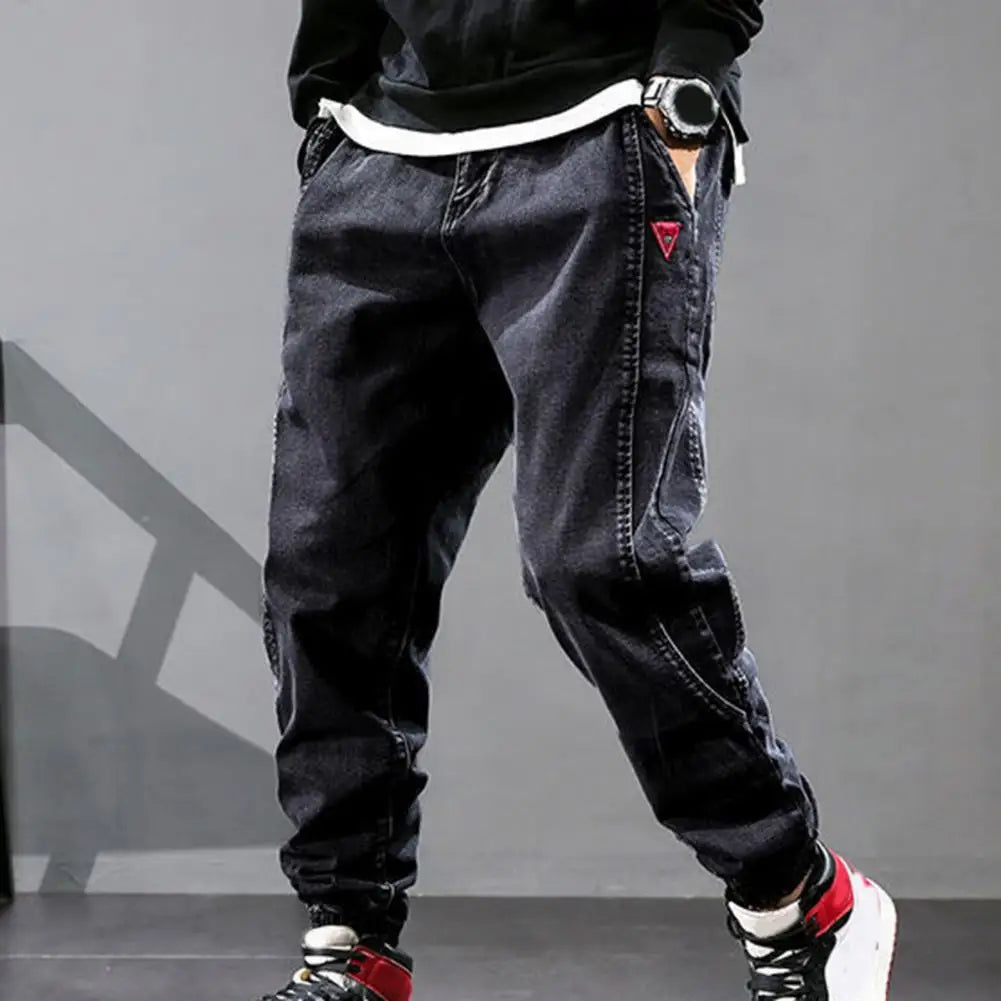 Ivan | Men's Casual Denim Jogger Cargo Pants