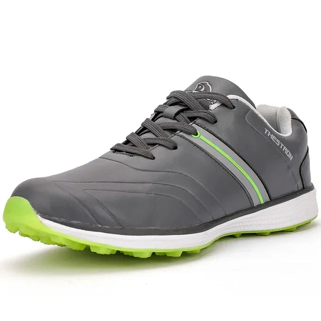Porter | Men's Waterproof Golf Shoes with Fixed Spike Traction