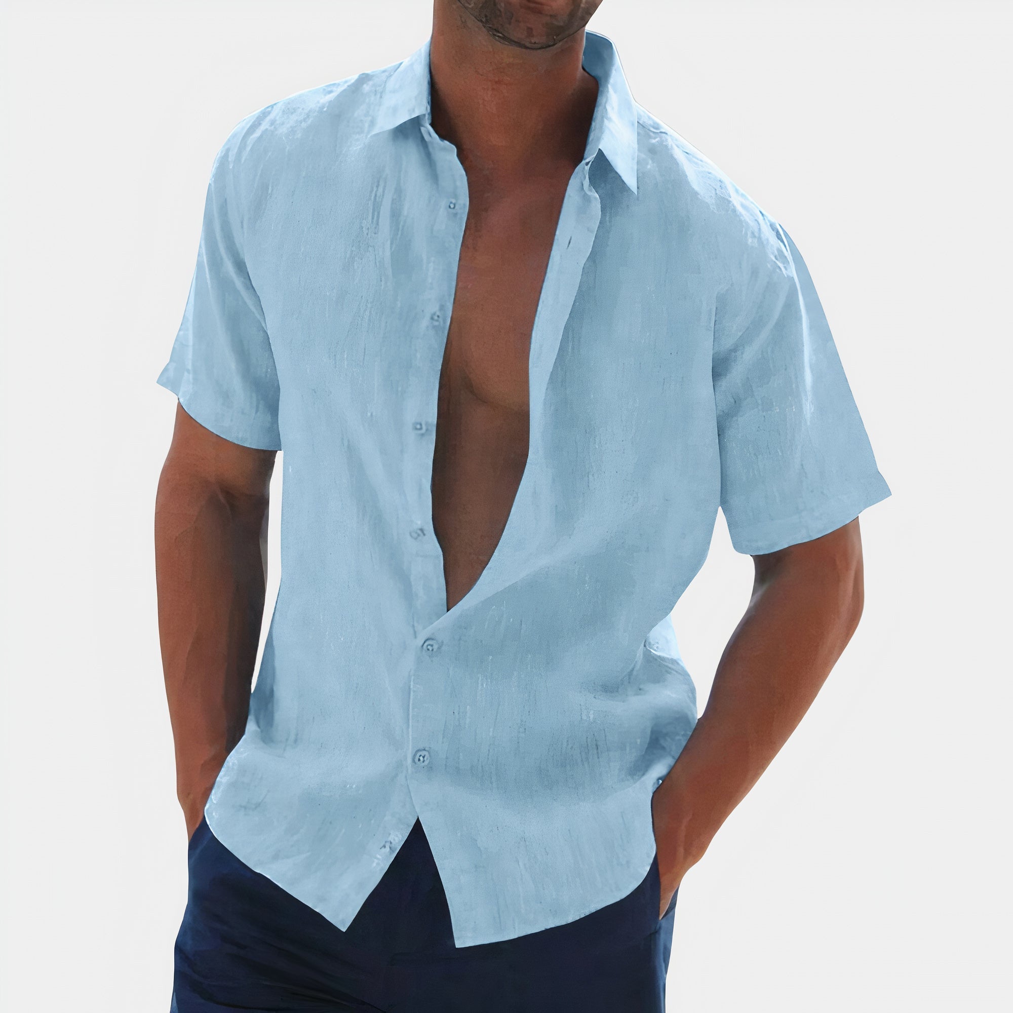 Aden | Men's Casual Linen Button Down Shirt