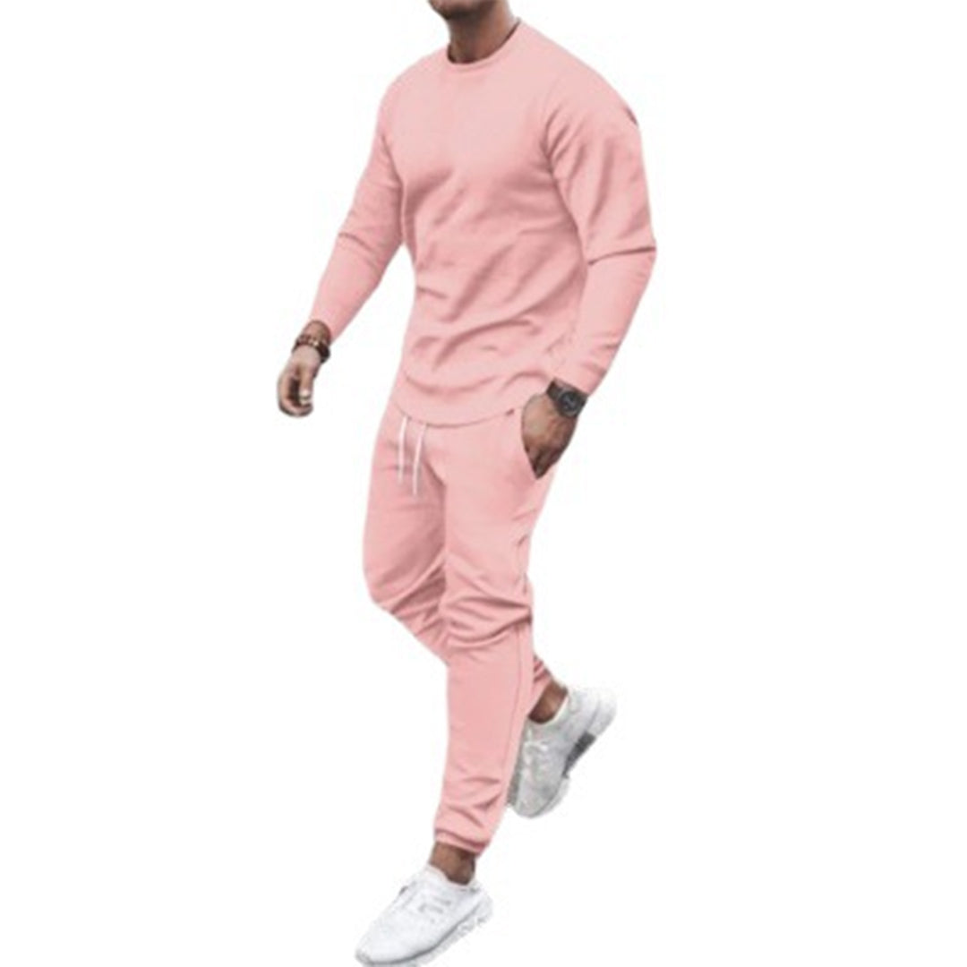 Josh | Men's Long Sleeve Crewneck & Jogger Pants Set