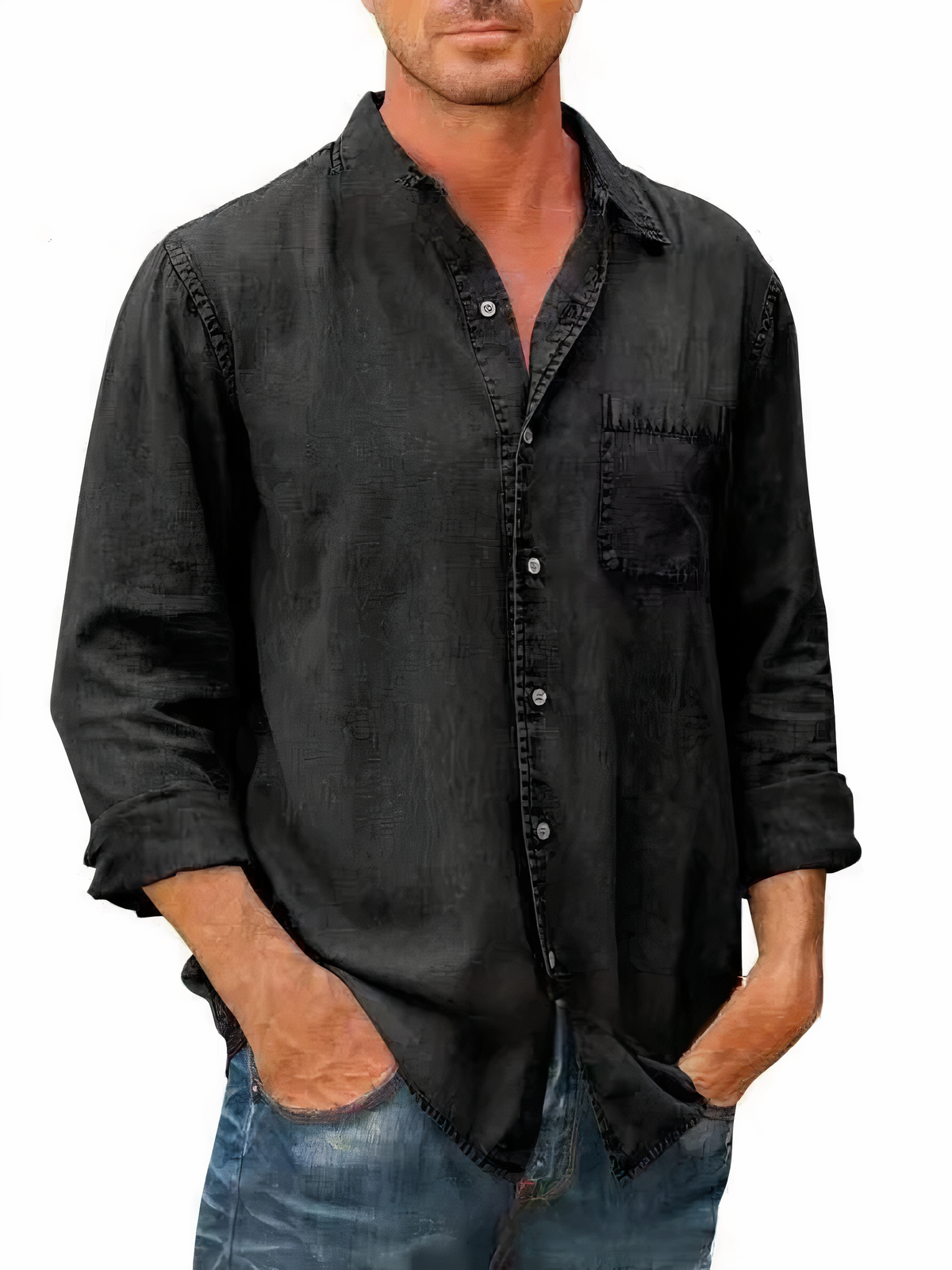 Dawson | Men's Casual Button-Down Denim Shirt