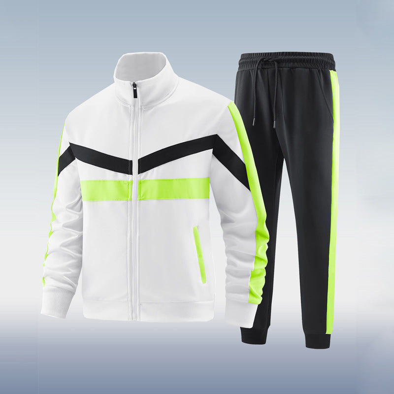 Rush | Men's Breathable 2-Piece Tracksuit Set with Zip Details