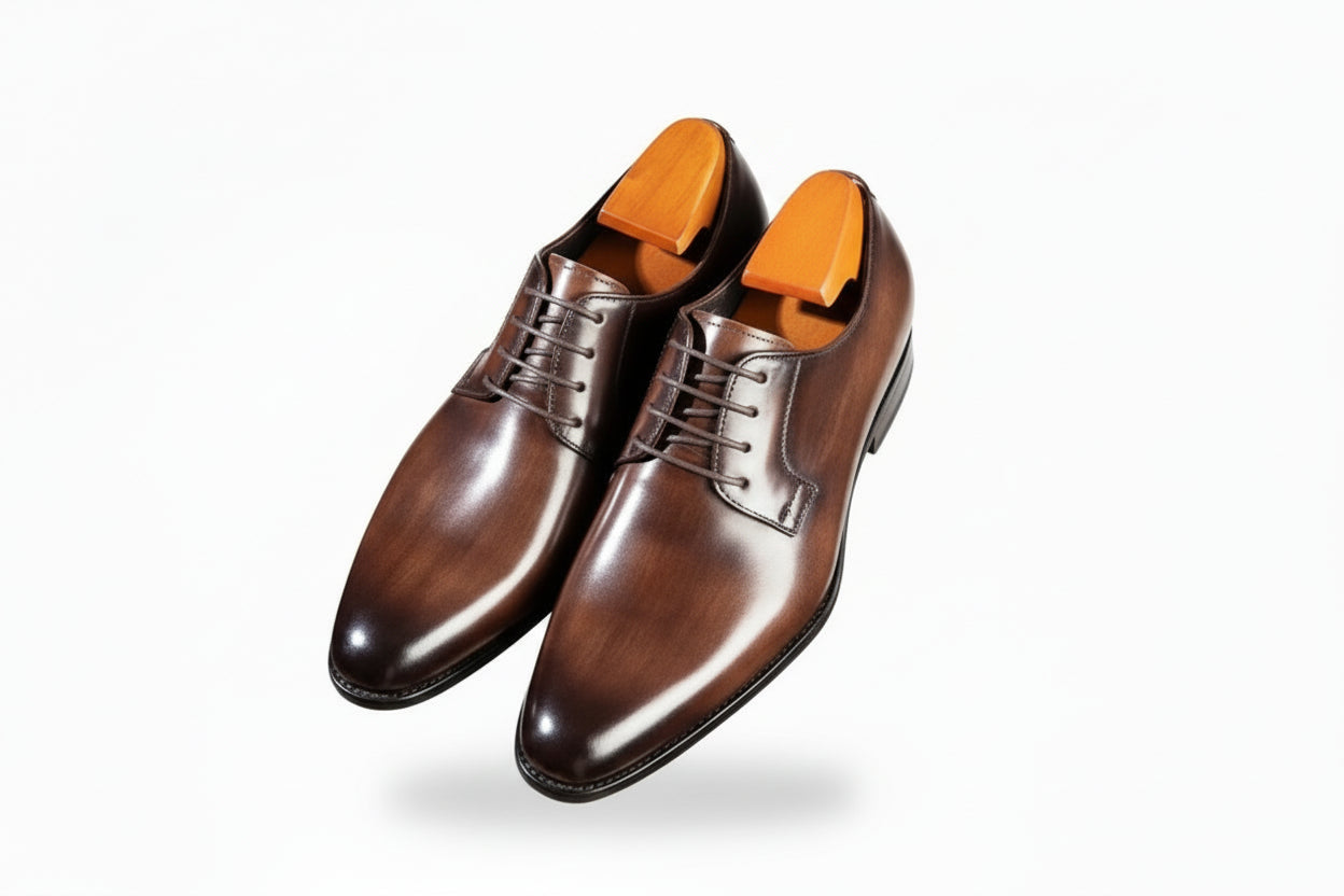 Harlan | Men's Oxford Dress Shoes with Patent Finish