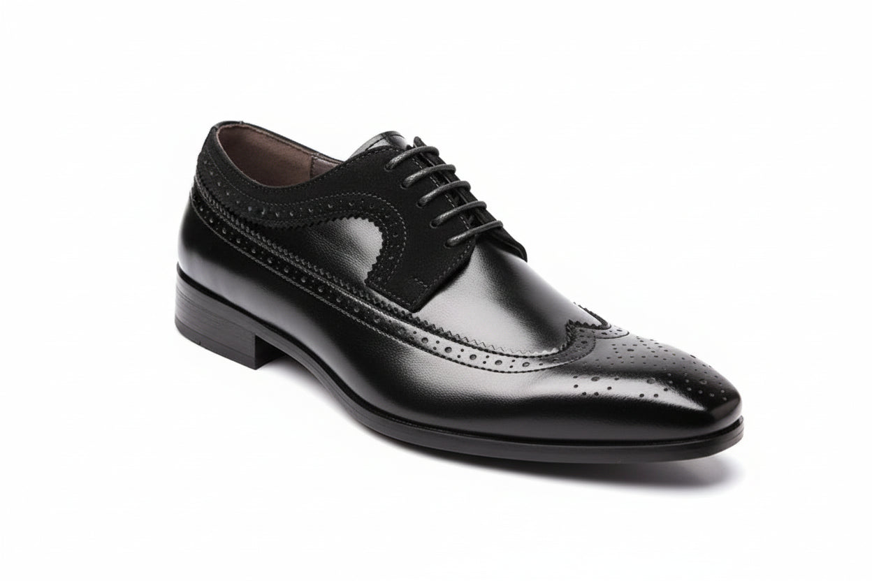 Felix | Men's Two-Tone Wingtip Brogue Oxford Dress Shoes