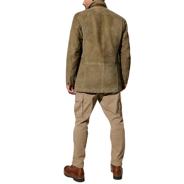 Idris | Men's Vintage Reversed Collar Jacket