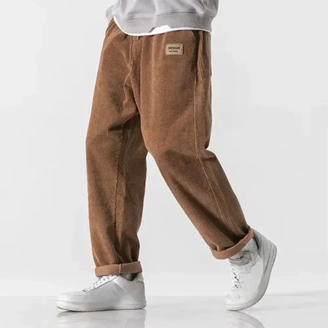 Johnny | Men's Casual Loose Wide-Leg Corduroy Pants