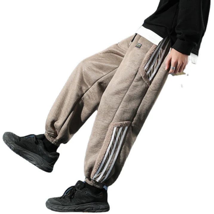 Zeus | Men's Tapered Leg Cotton Joggers with Drawstring