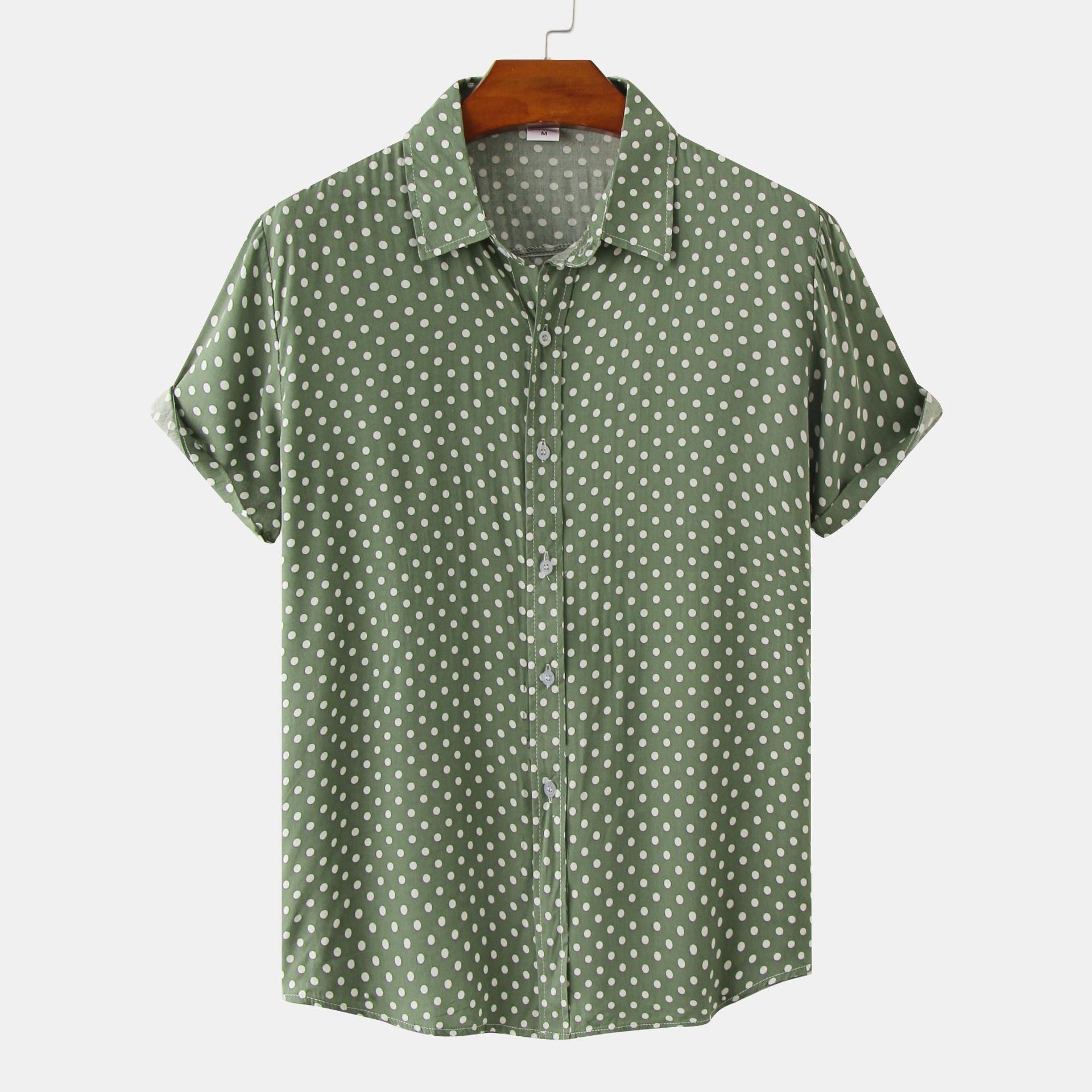 Claudius | Men's Polka Dot Short Sleeve Shirt