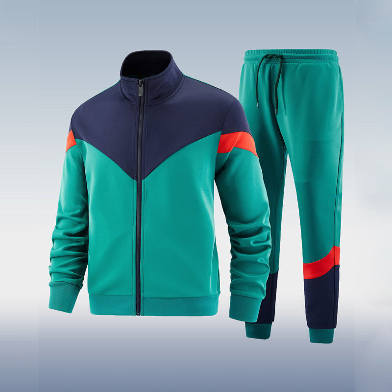 Rush | Men's Breathable 2-Piece Tracksuit Set with Zip Details