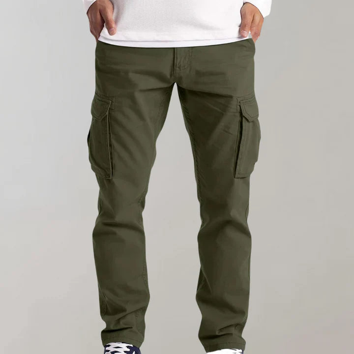 Rex | Men's Cotton Cargo Pants with Pockets