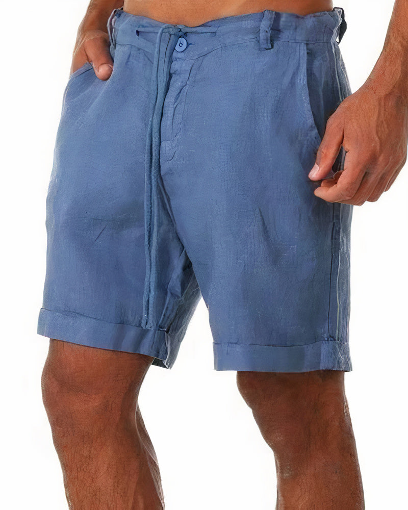 Winston | Men's Linen Drawstring Summer Shorts