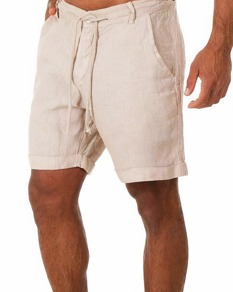 Winston | Men's Linen Drawstring Summer Shorts