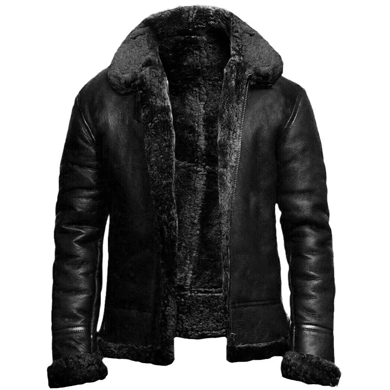 Noah | Men's Faux Leather Bomber Jacket