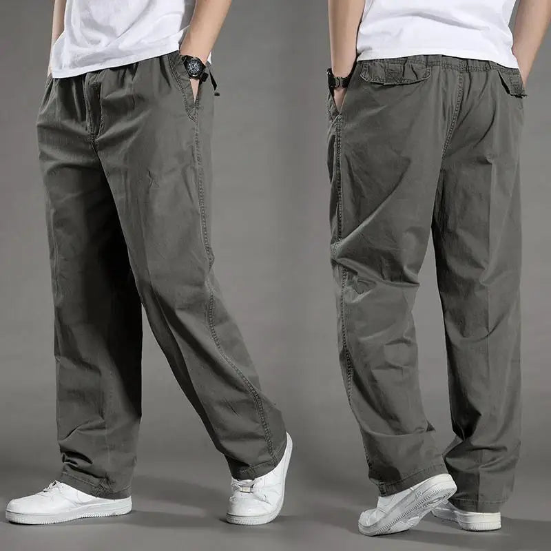 Arthur | Men's Casual Elastic Waist Cargo Pants with Pockets