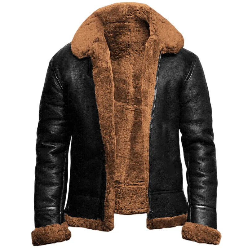 Noah | Men's Faux Leather Bomber Jacket