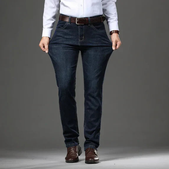 Edric | Men's Classsic Straight Fit Stretch Denim Jeans